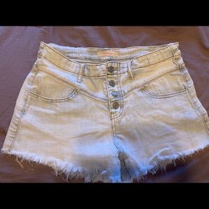 High Waisted Jean Shorts